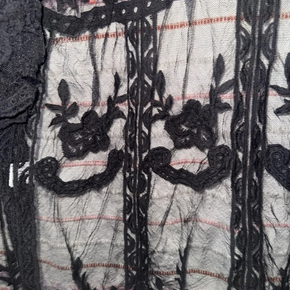 Hayden Black‎ Floral Lace Kimono